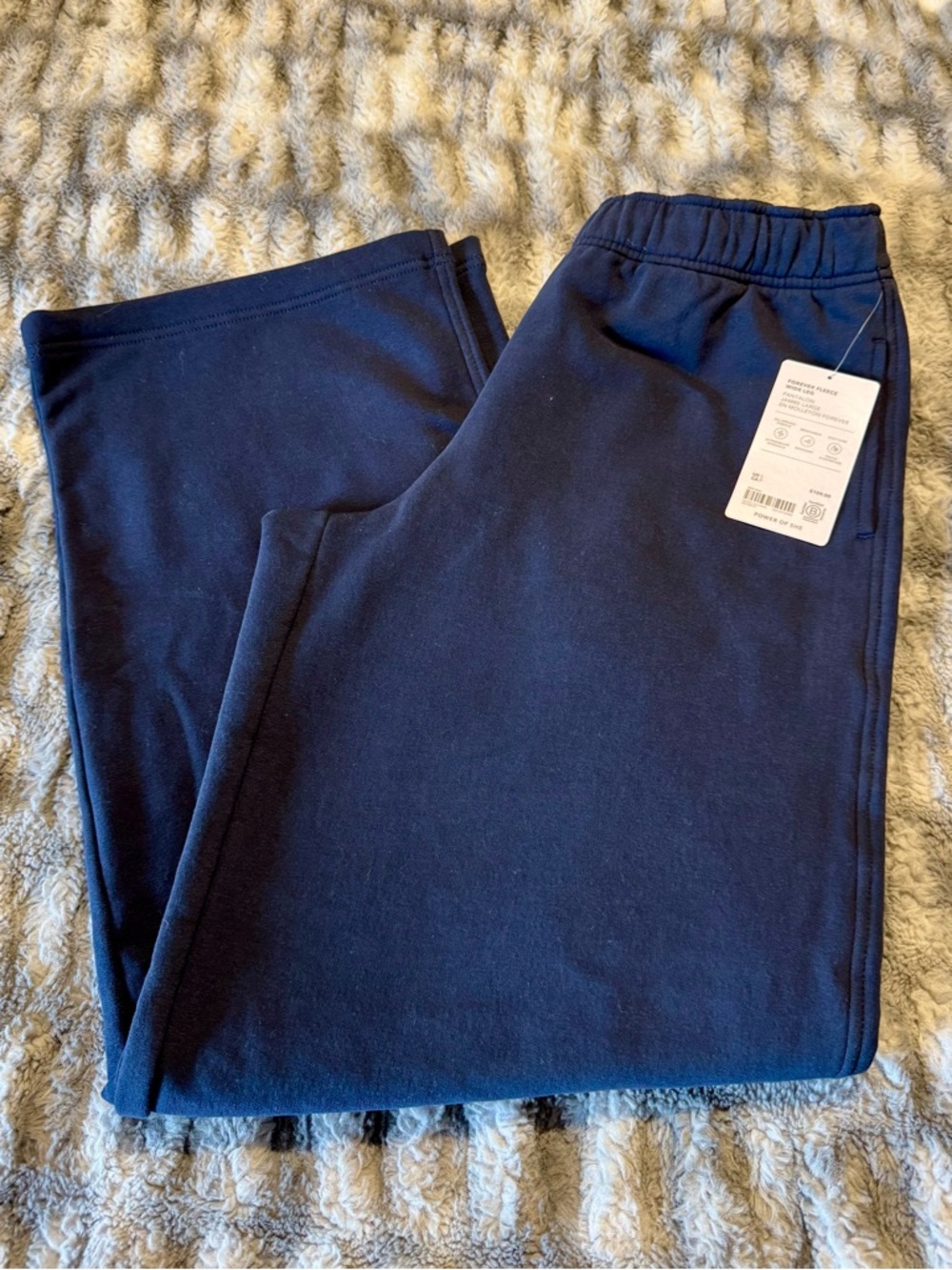 Athleta Forever Fleece Wide-Leg Size Small - Picture 4 of 6